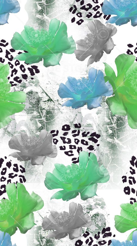 创意服装面料印花华亿平台图片