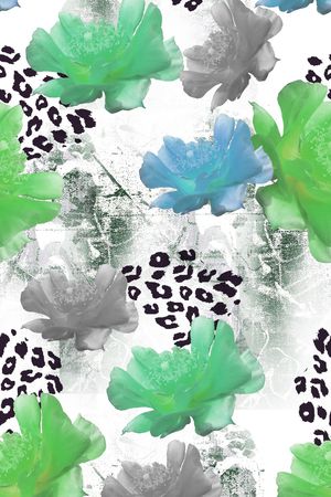 创意服装面料印花华亿平台图片