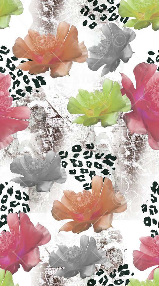 创意服装面料印花华亿平台图片