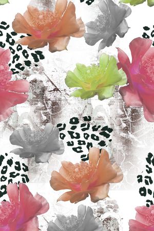 创意服装面料印花华亿平台图片