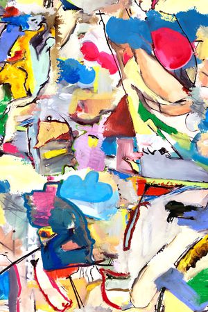 抽象印花华亿平台图片