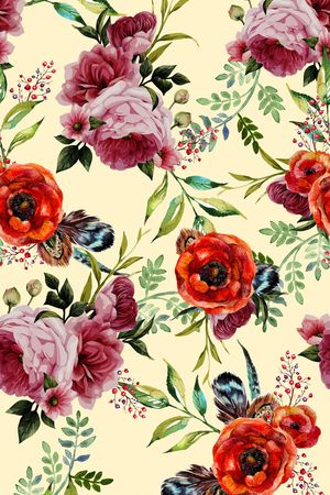 高清花卉印花华亿平台图片