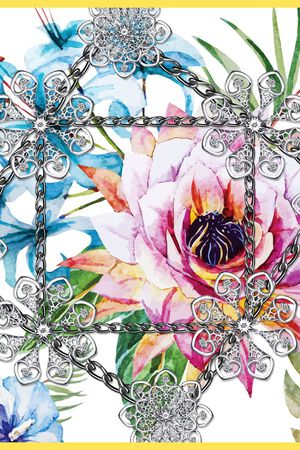 小方巾印花华亿平台图片