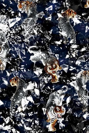 霸气男装印花华亿平台图片