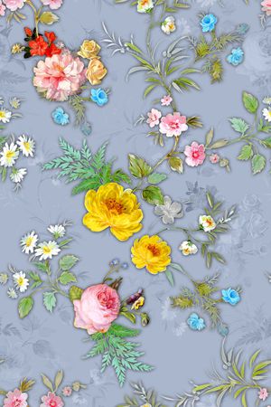 花朵印花华亿平台图片