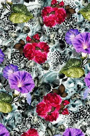 康乃馨印花华亿平台图片