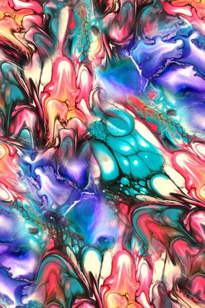 抽象印花华亿平台图片