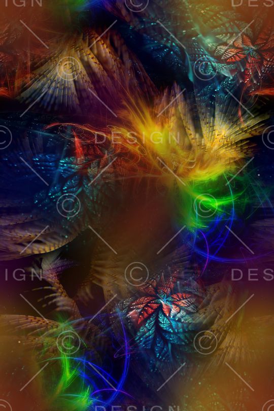 抽象印花华亿平台图片