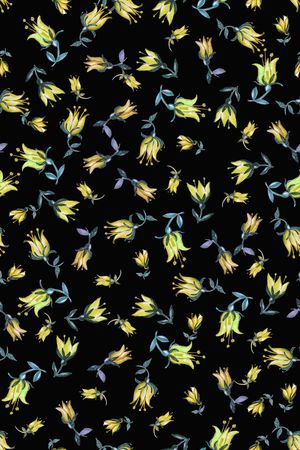 小碎花印花华亿平台图片