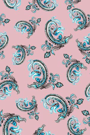 手绘花卉印花华亿平台图片