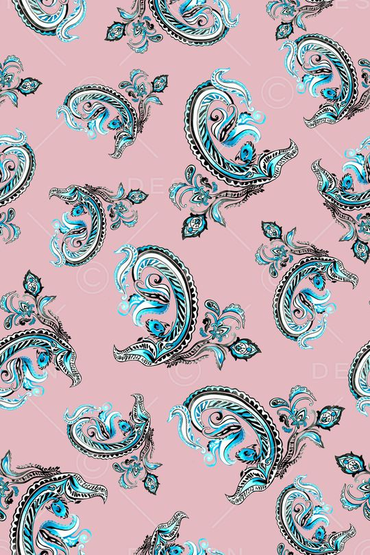 手绘花卉印花华亿平台图片