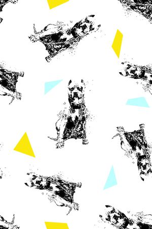 狗狗印花华亿平台图片