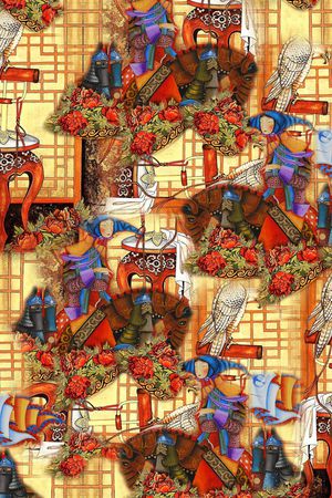 民族风印花华亿平台图片