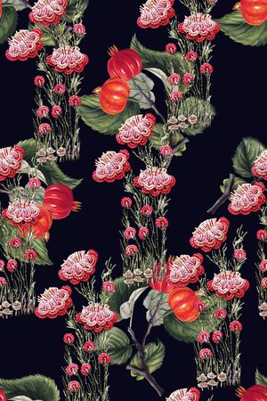 春夏清爽雪纺真丝棉丝巾布料泳装民族风印花印花华亿平台图片