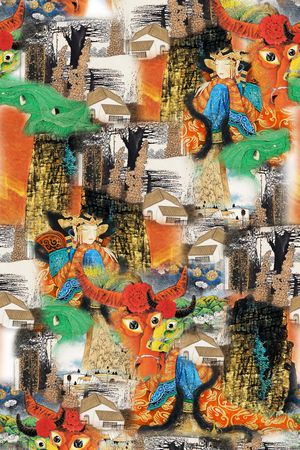 民族风印花华亿平台图片