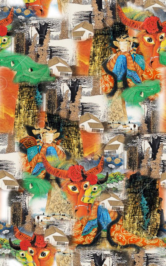 民族风印花华亿平台图片