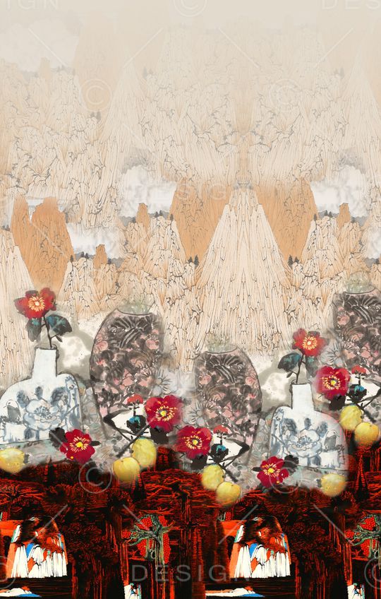 民族风印花华亿平台图片