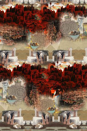 民族风印花华亿平台图片