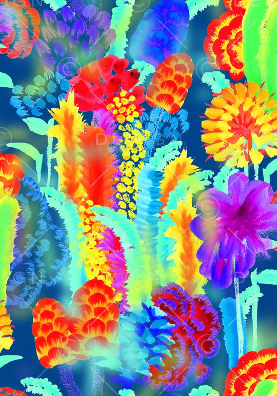 花朵印花华亿平台图片