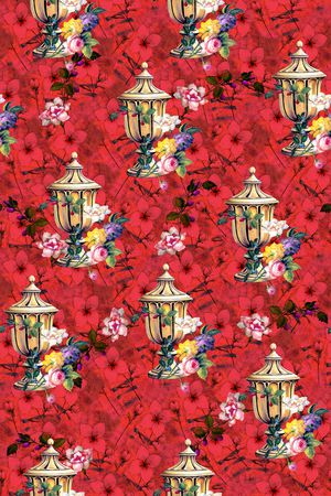 花朵印花华亿平台图片