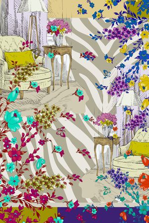 趣味印花华亿平台图片