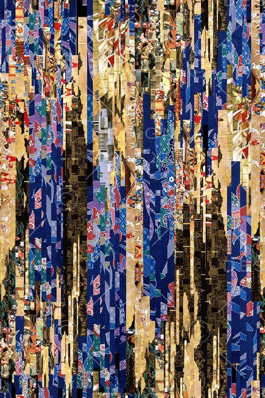 抽象印花华亿平台图片