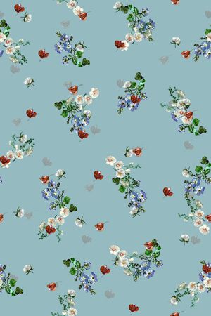 花朵印花华亿平台图片