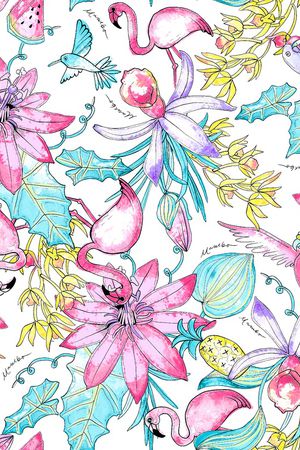 热带渐变印花华亿平台图片