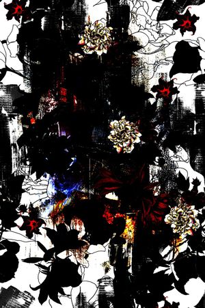 创意服装面料印花华亿平台图片