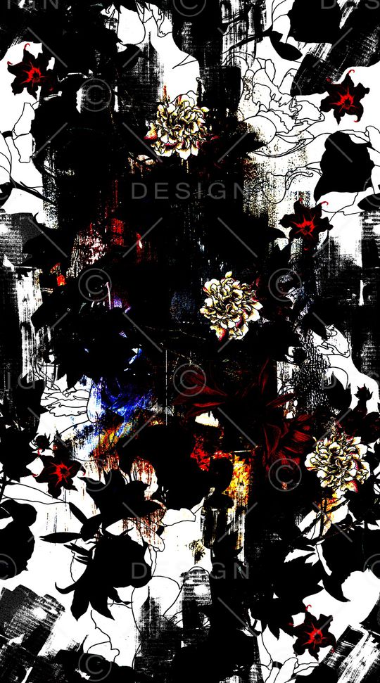 创意服装面料印花华亿平台图片