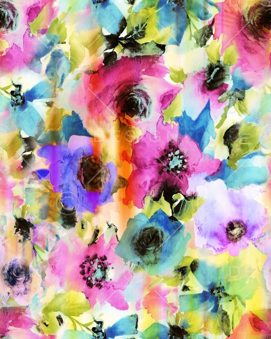 艺术彩色印花华亿平台图片