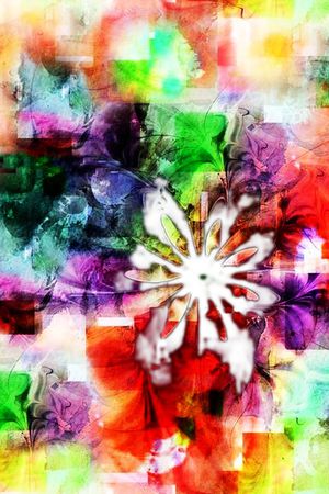 艺术彩色印花华亿平台图片