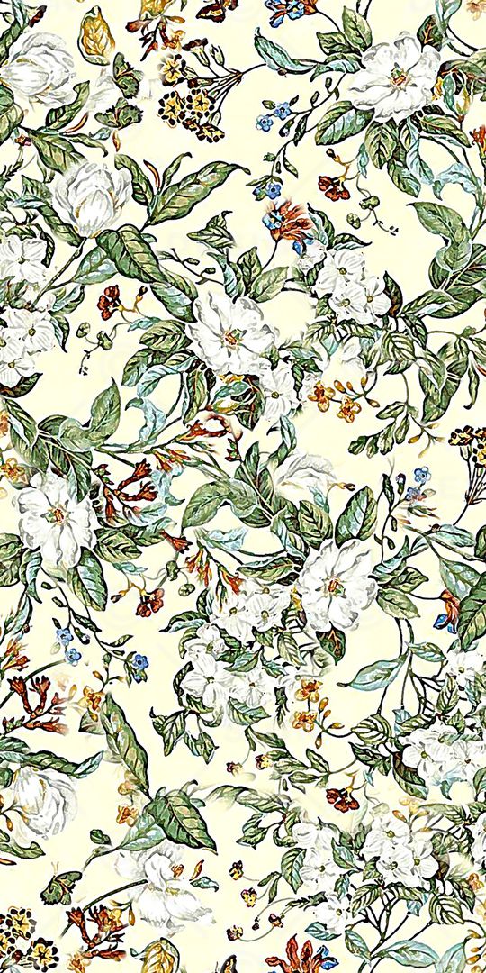 玉兰花印花华亿平台图片