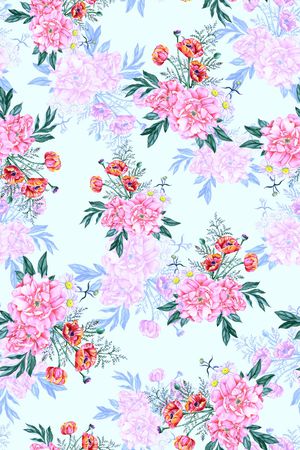 清新印花华亿平台图片