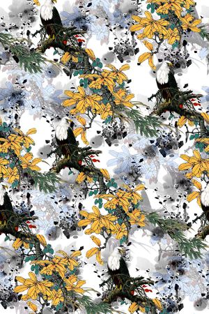 男装印花华亿平台图片