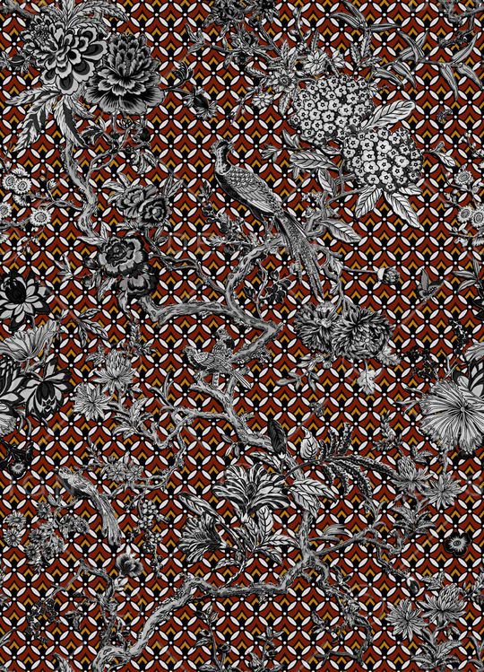 几何印花华亿平台图片