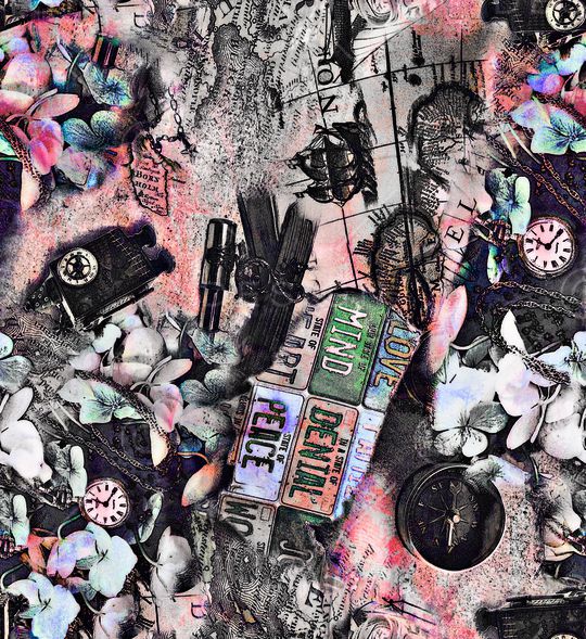 清新风印花华亿平台图片