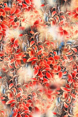 艺术彩色印花华亿平台图片