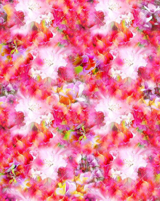 花朵印花华亿平台图片