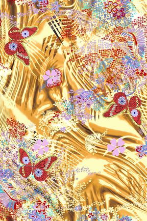 云纹印花华亿平台图片