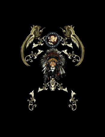 859448-D&G杜嘉版纳欧式花纹狮子头