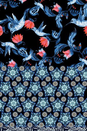 波西米亚印花华亿平台图片