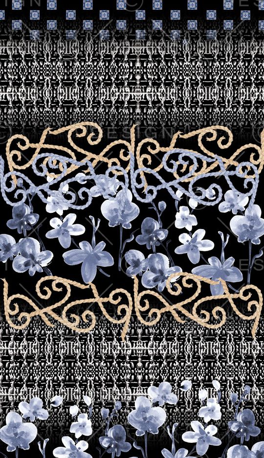 波西米亚印花华亿平台图片