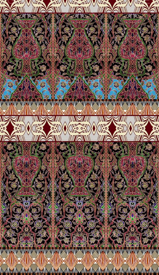 波西米亚印花华亿平台图片