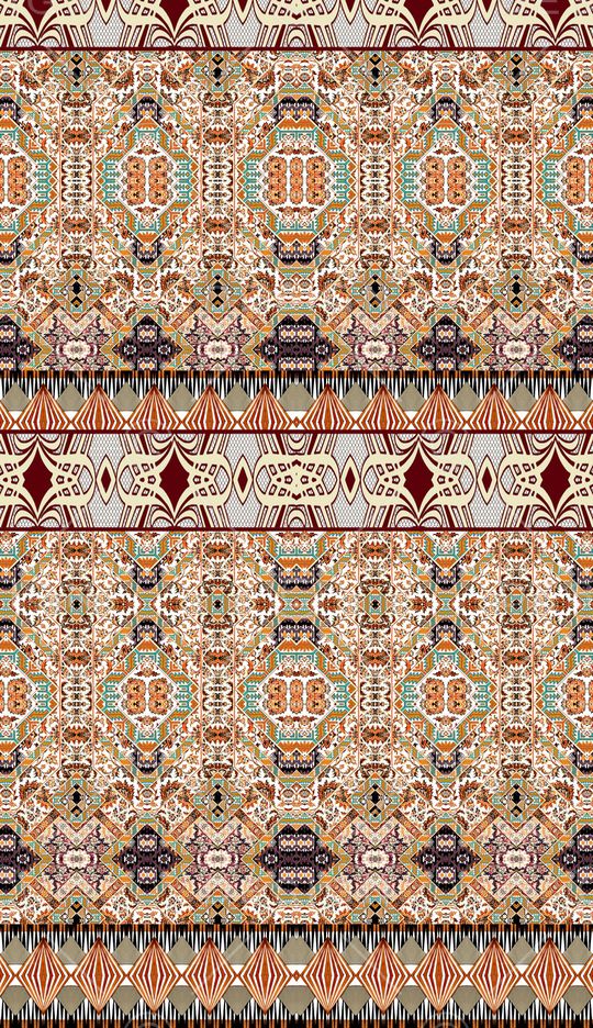 波西米亚印花华亿平台图片