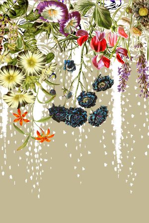 玫瑰印花华亿平台图片