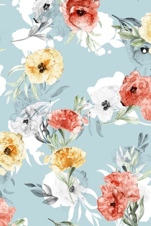 手绘印花华亿平台图片