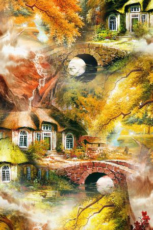 植物印花华亿平台图片