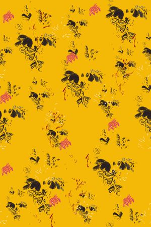 艺术花卉印花华亿平台图片