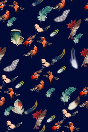 昆虫印花华亿平台图片